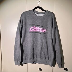 Ricki's Cathouse Gray Sweatshirt - Rock & Roll Hollywood - Size XL - NWOT